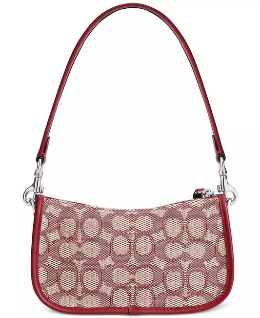 The Coach Originals Signature Jacquard Swinger 20 Shoulder Bag