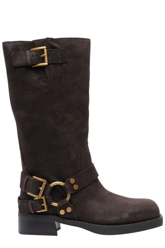 Michael Kors Crosby Moto Boots