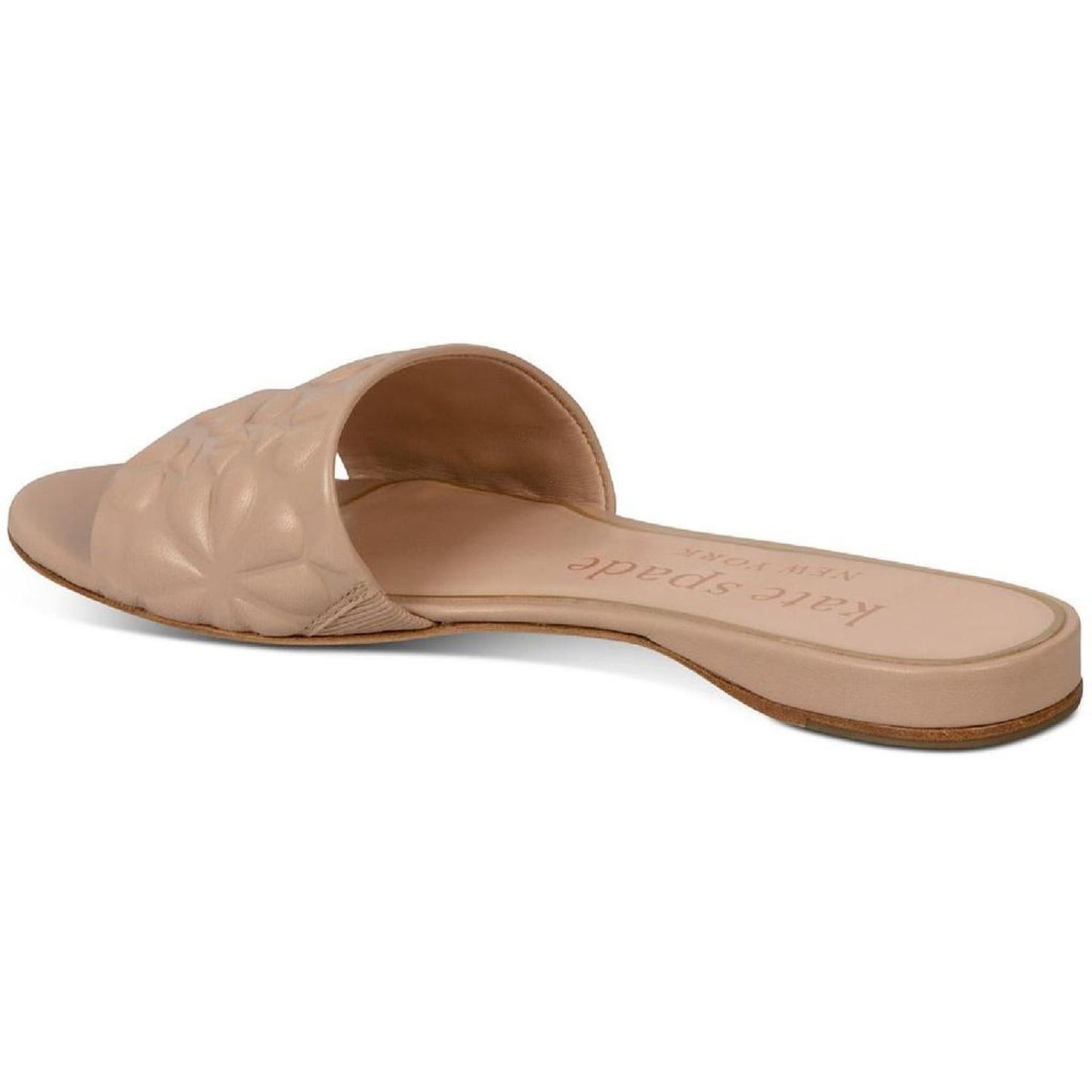 Emmie Womens Leather Logo Slide Sandals