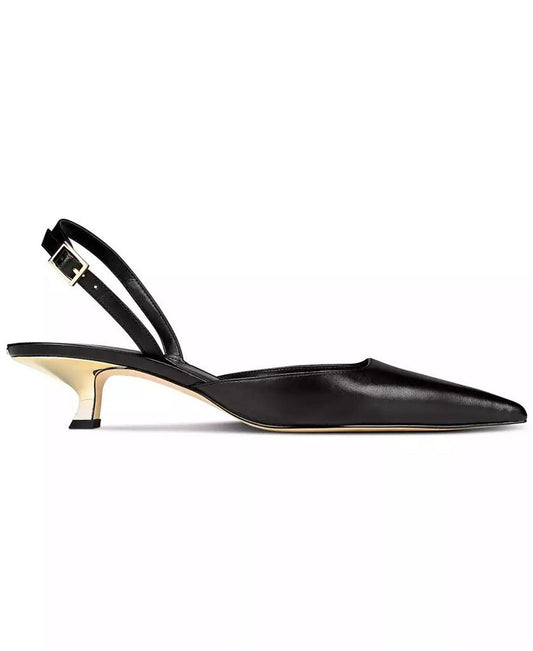 Women's Luna Slingback Kitten-Heel Pumps