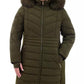 Plus Size Faux-Fur-Trim Hooded Puffer Coat, Created for Macy's