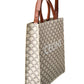 CELINE Vertical Cabas Medium Triomphe Canvas & Leather Tote