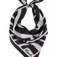 Women's Zebra Printed Silk Square Scarf