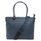 Navy Pvc Tote Bag (Pre-Owned)