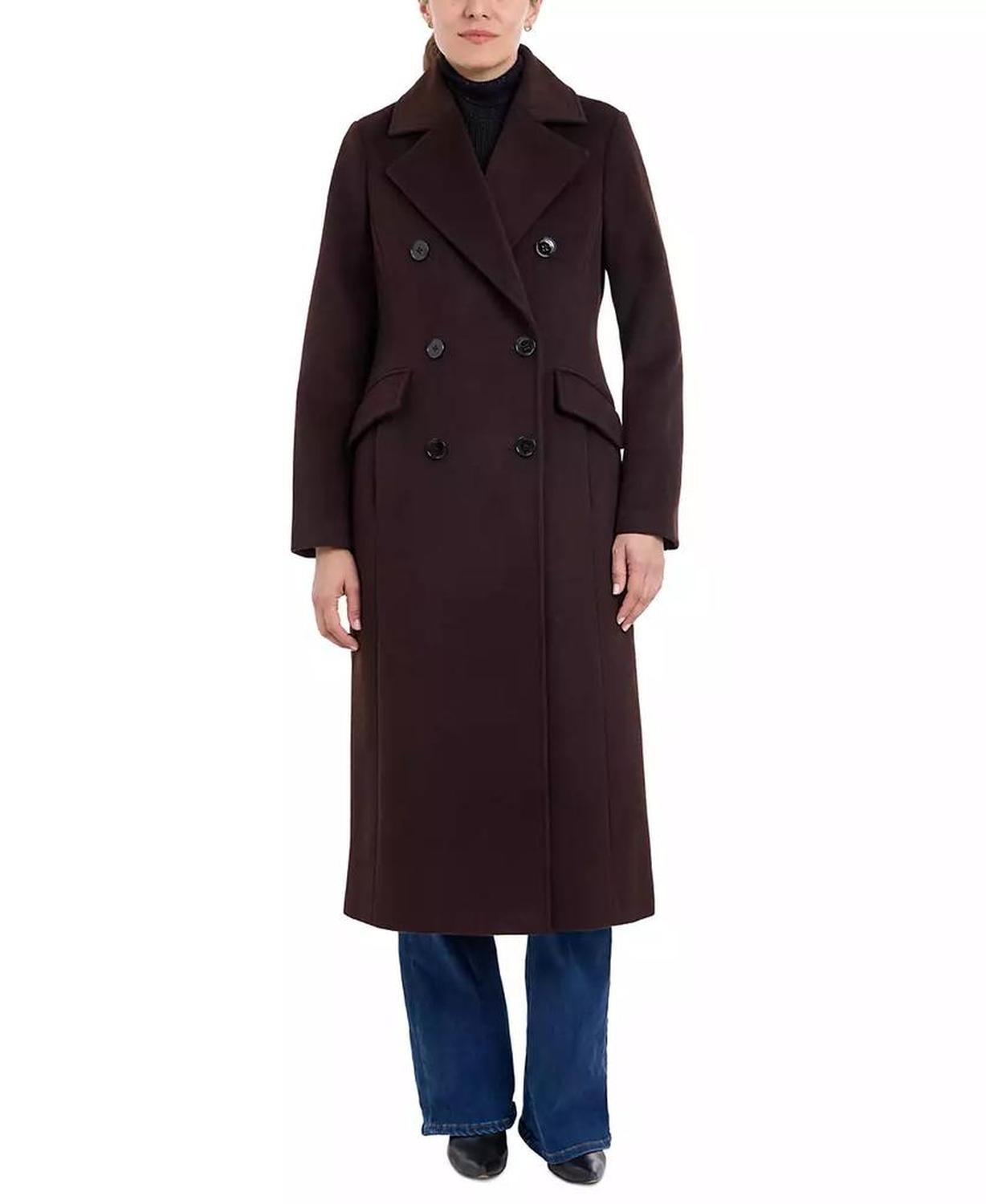 Women's Double-Breasted Maxi Coat