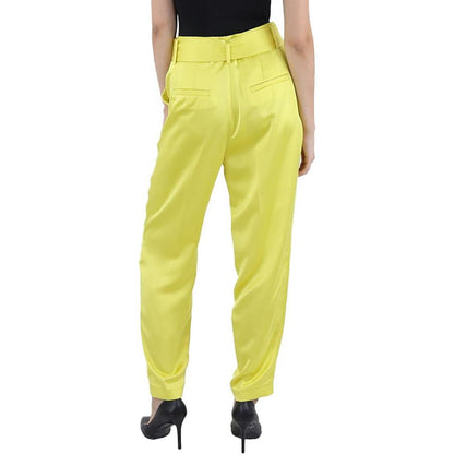 Womens High Rise Pleated Dress Pants