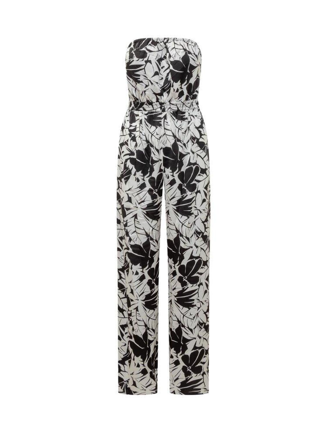 Michael Michael Kors Allover Printed Strapless Jumpsuit