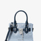 Hamilton Extra-Small Crystal Embellished Washed Denim Satchel