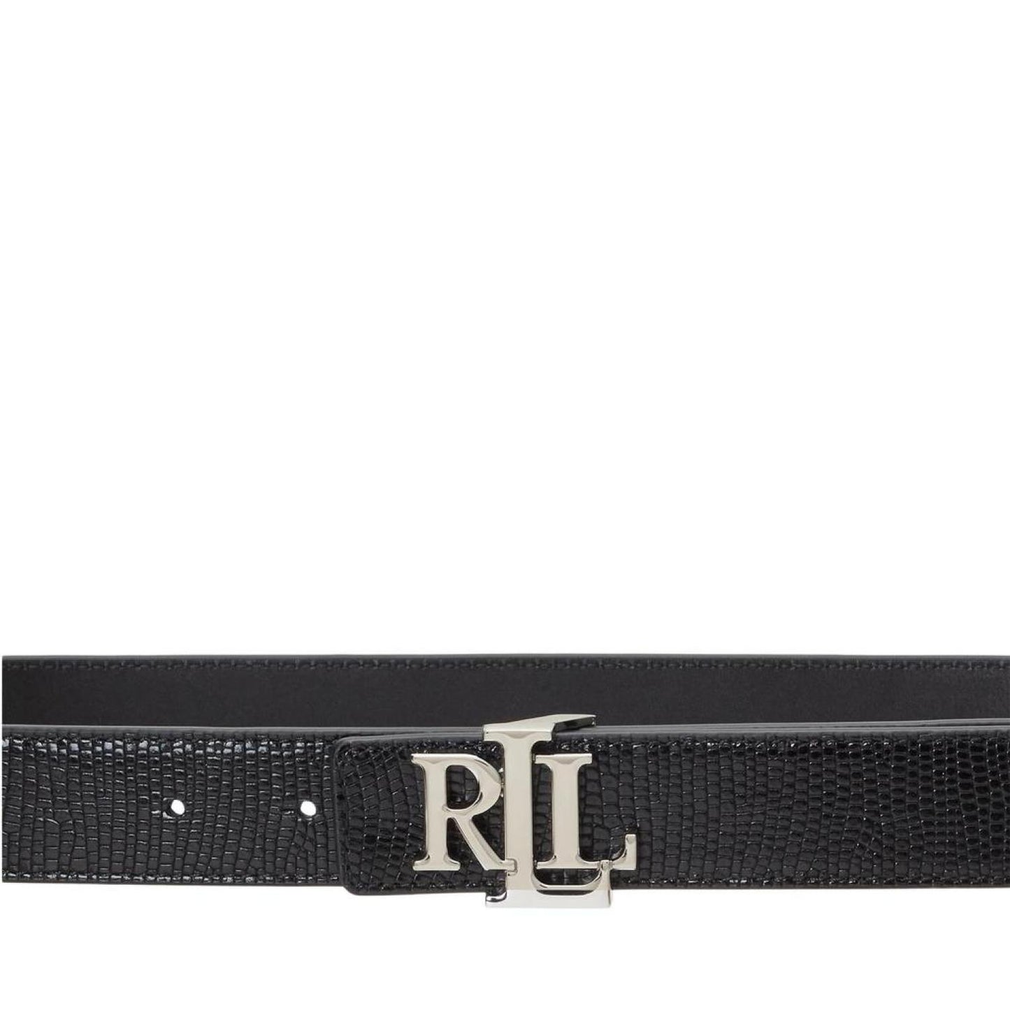 Logo Reversible Lizard-Embossed Belt