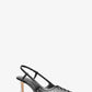 Alora Grommeted Leather Slingback Pump