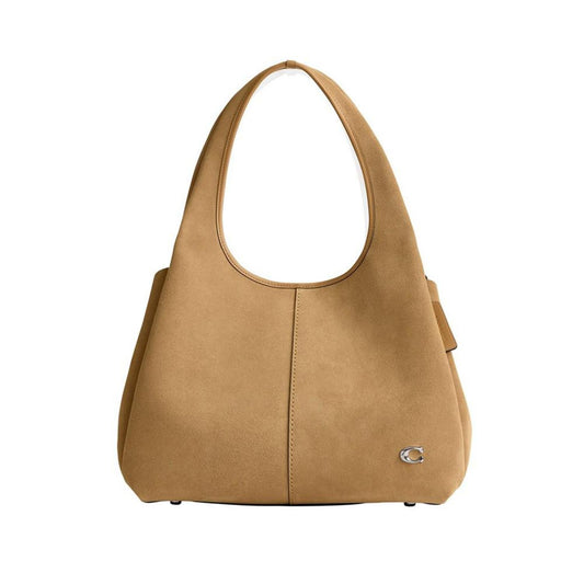 Lana Suede Leather Medium Shoulder Bag