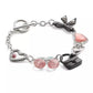 Faux Stone Signature Bowtique Charm Bracelet