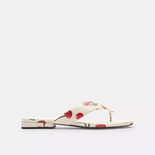 Bridgette Sandal With Cherry Print