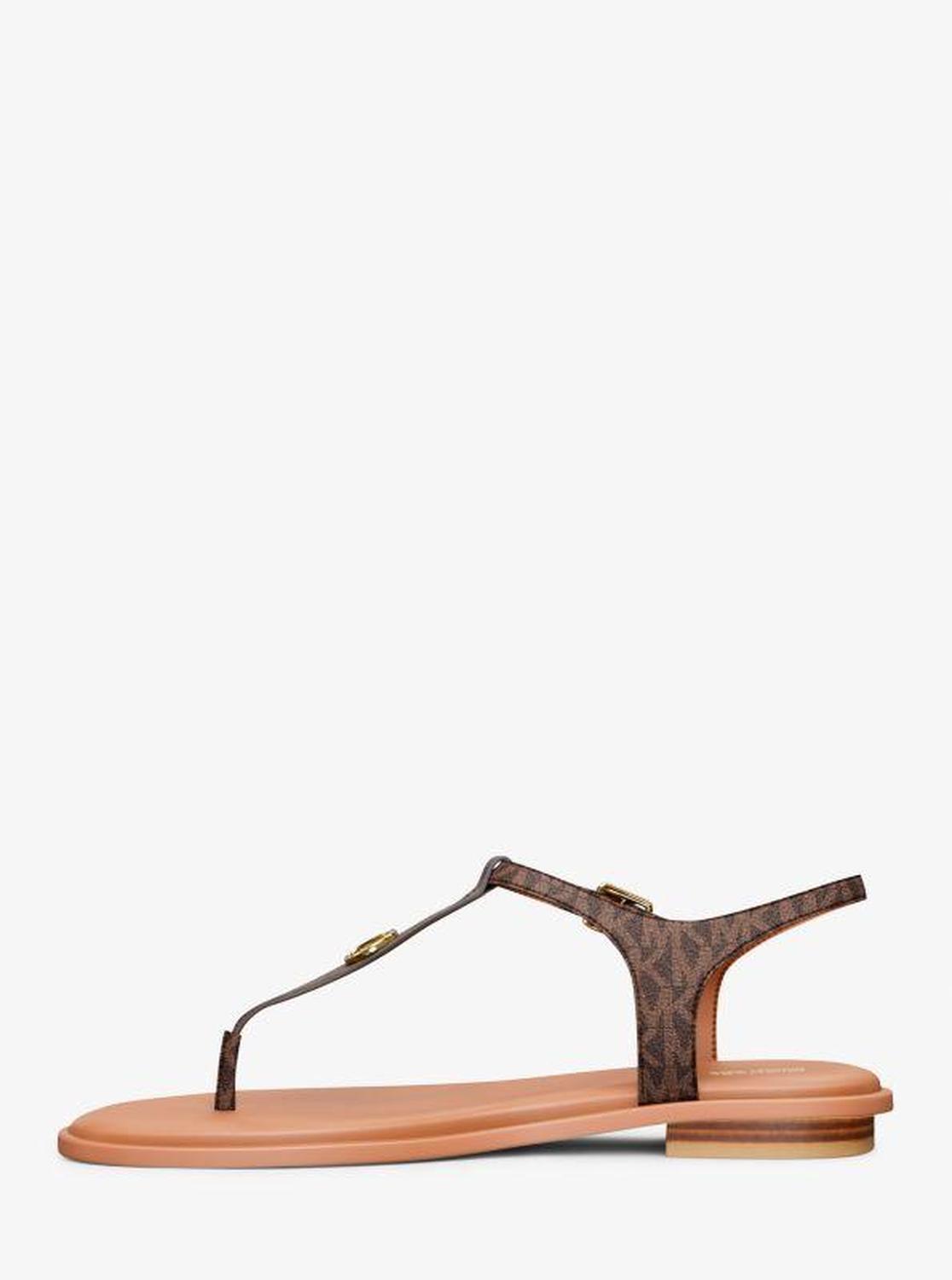 Mallory Signature Logo T-Strap Sandal