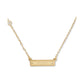 Gold-Tone Sam Icon Bar Pendant Necklace, 16" + 3" extender