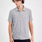 Men's Classic-Fit Textured Space-Dyed Polo Shirt