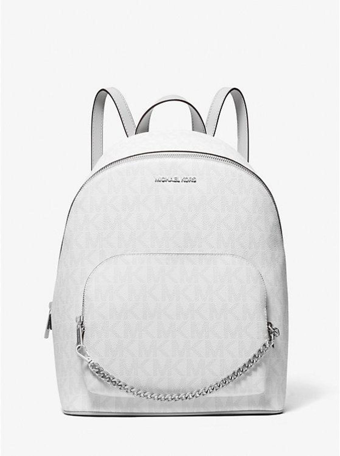 Jet Set Medium Signature Logo Chain Backpack