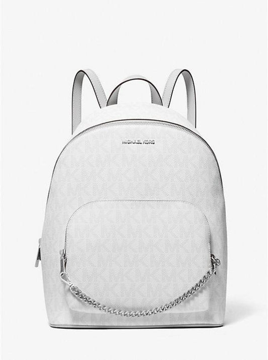 Jet Set Medium Signature Logo Chain Backpack