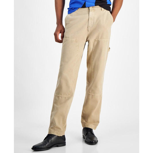 Men's Cotton Tapered-Fit Pants