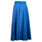 Sportmax Midi Circle Skirt in Blue Cotton