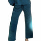 Brit Wit Jogger Pant In Teal And Black