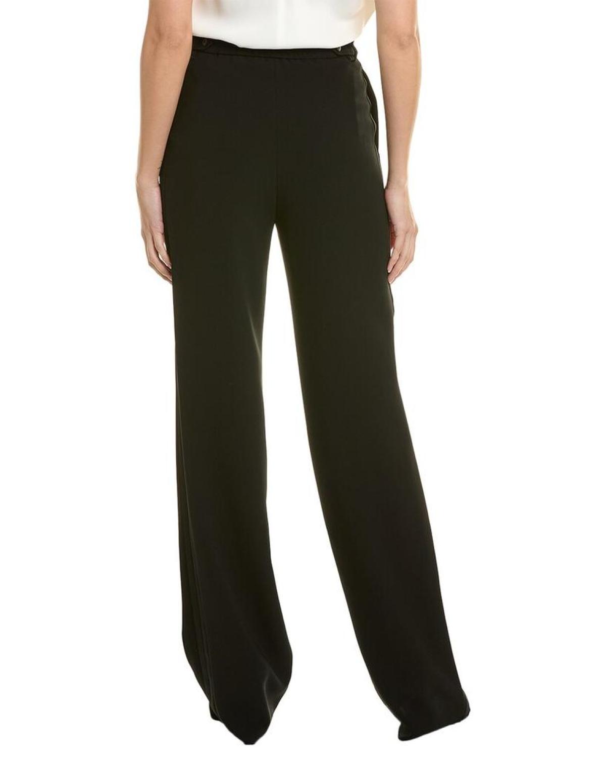 Max Mara Rondine Navy Ankle-Zip Pant