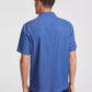 Men's Slim-Fit Stretch Garment Dyed Short-Sleeve Button-Down Shirt