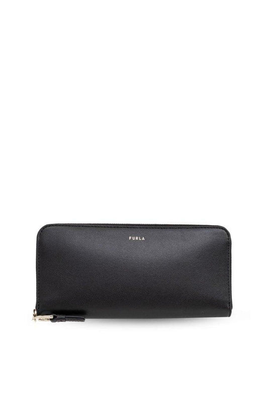 Furla Logo Printed Zip-Around Wallet