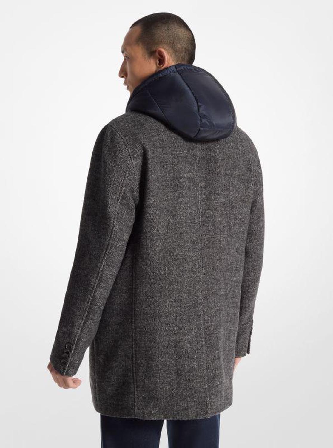 Coatbridge 2-in-1 Herringbone Wool Blend Coat