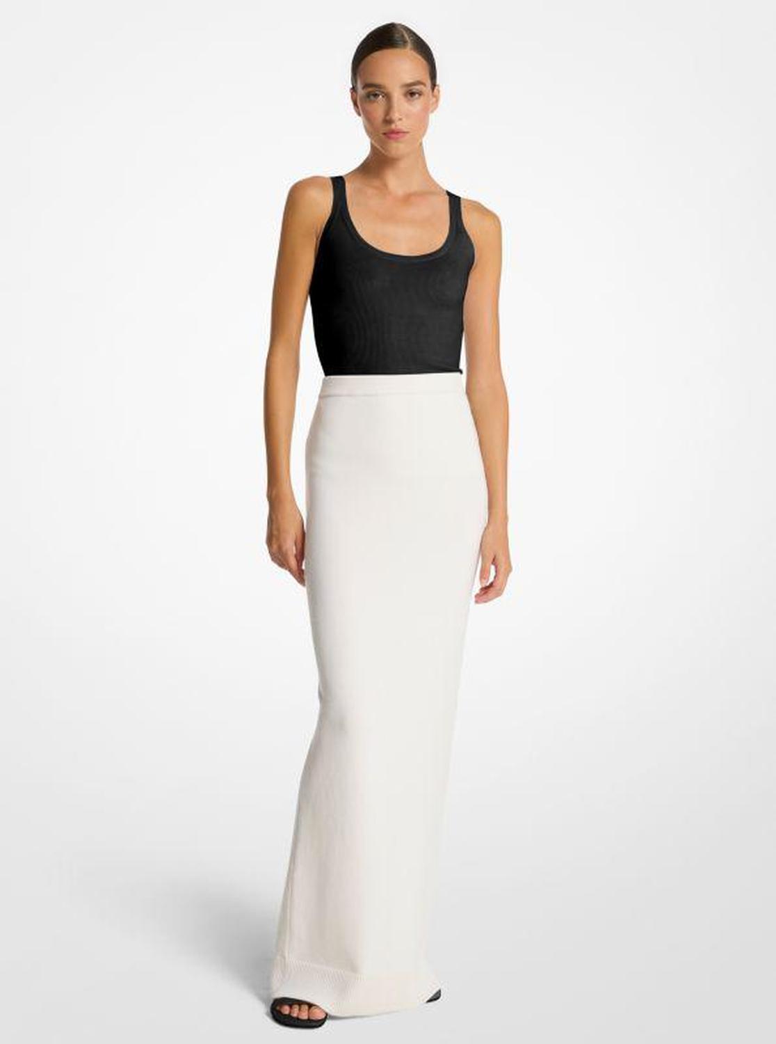 Cashmere Blend Maxi Skirt