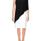 Womens Layered Colorblock Mini Dress