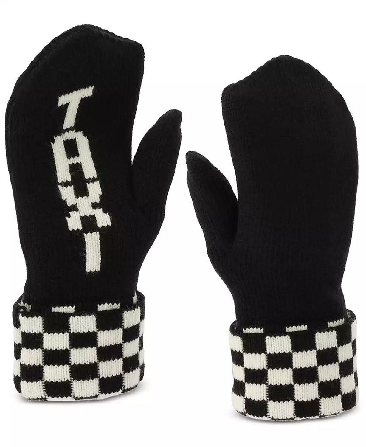 Women's Taxi Checkboard Mittens