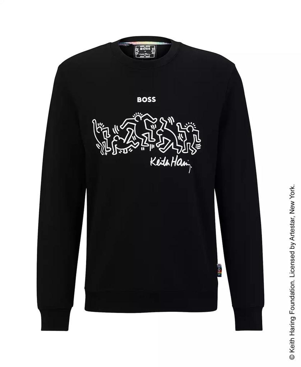 BOSS X Keith Haring Gender-Neutral Artwork Sweatshirt