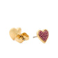 Heart Pave Studs