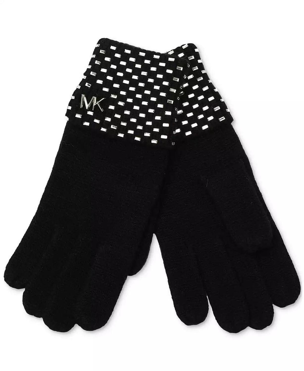 MICHAEL Women's Studded Gloves & Headband Set