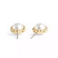 Faux Cultivated Pearl Vintage Charms Signature Stud Earrings