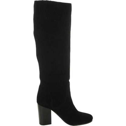 Leigh Womens Suede Knee-High Boots