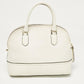 White Leather Carli Mccall Street Satchel