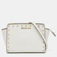 Michael KorsSaffiano Studded Leather Small Selma Crossbody Bag