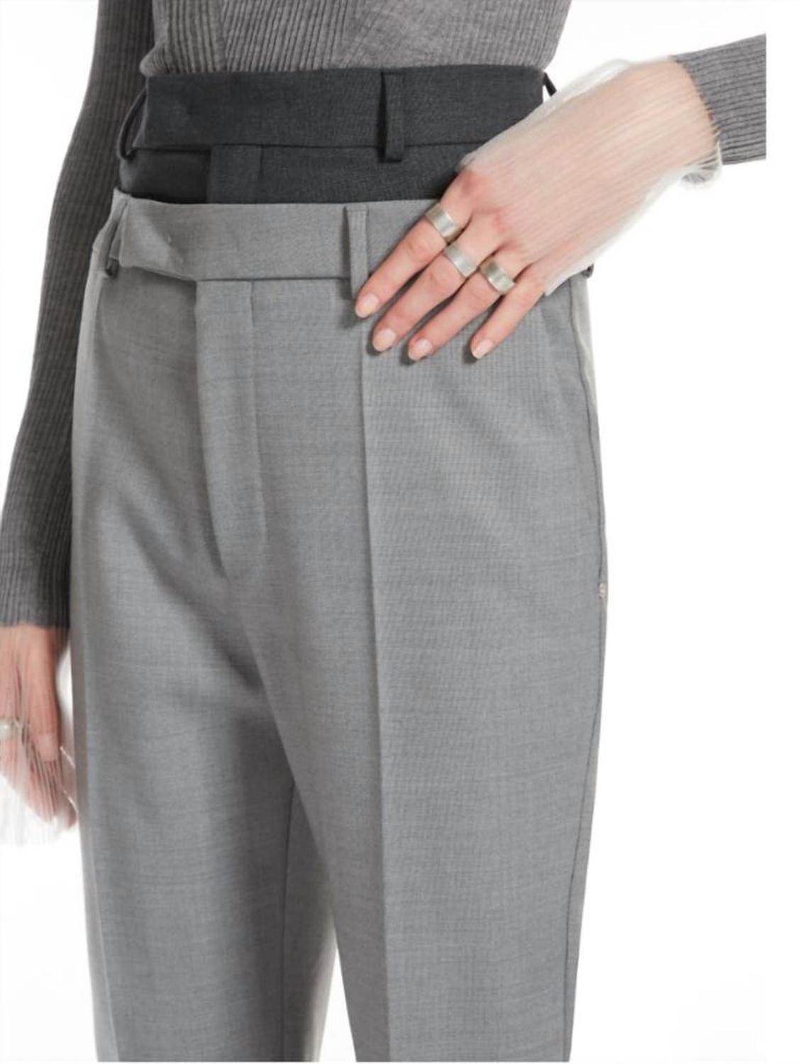 Lince Trouser In Light Grey