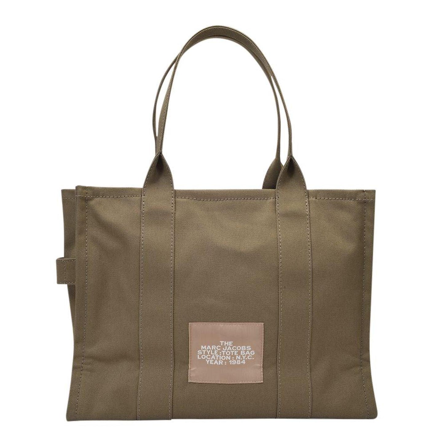 The Large Tote Bag - Marc Jacobs -  Slate Green - Cotton