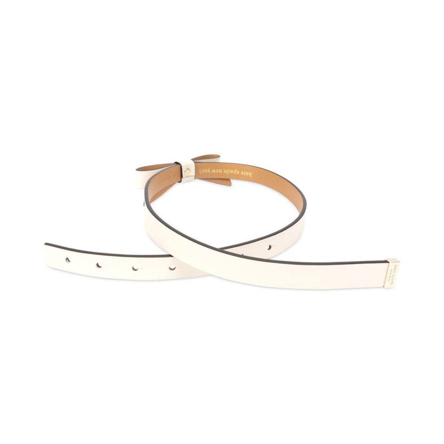 Women's Leather Bow Belt