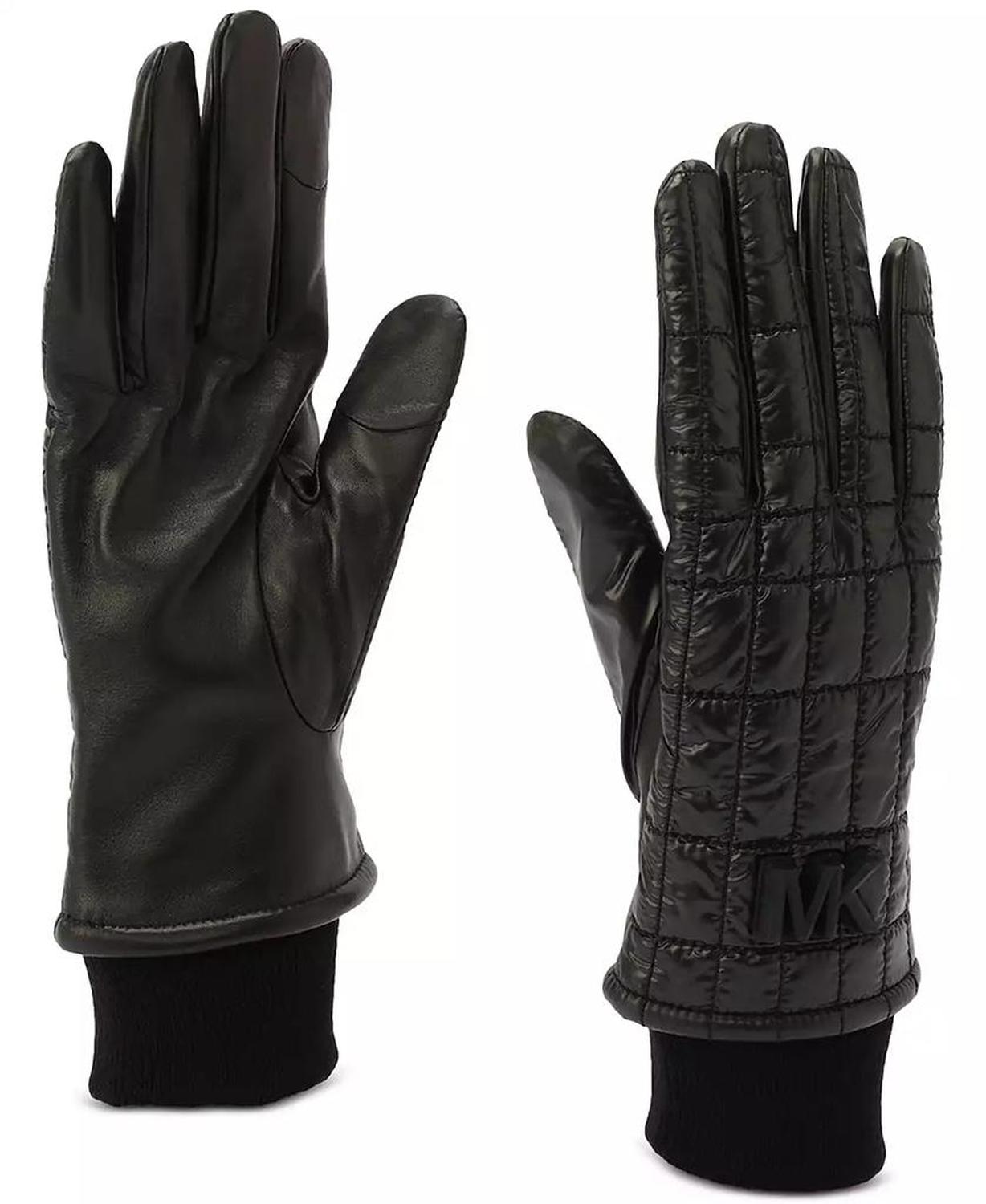 MICHAEL Women's Quilted Nylon Tech Gloves