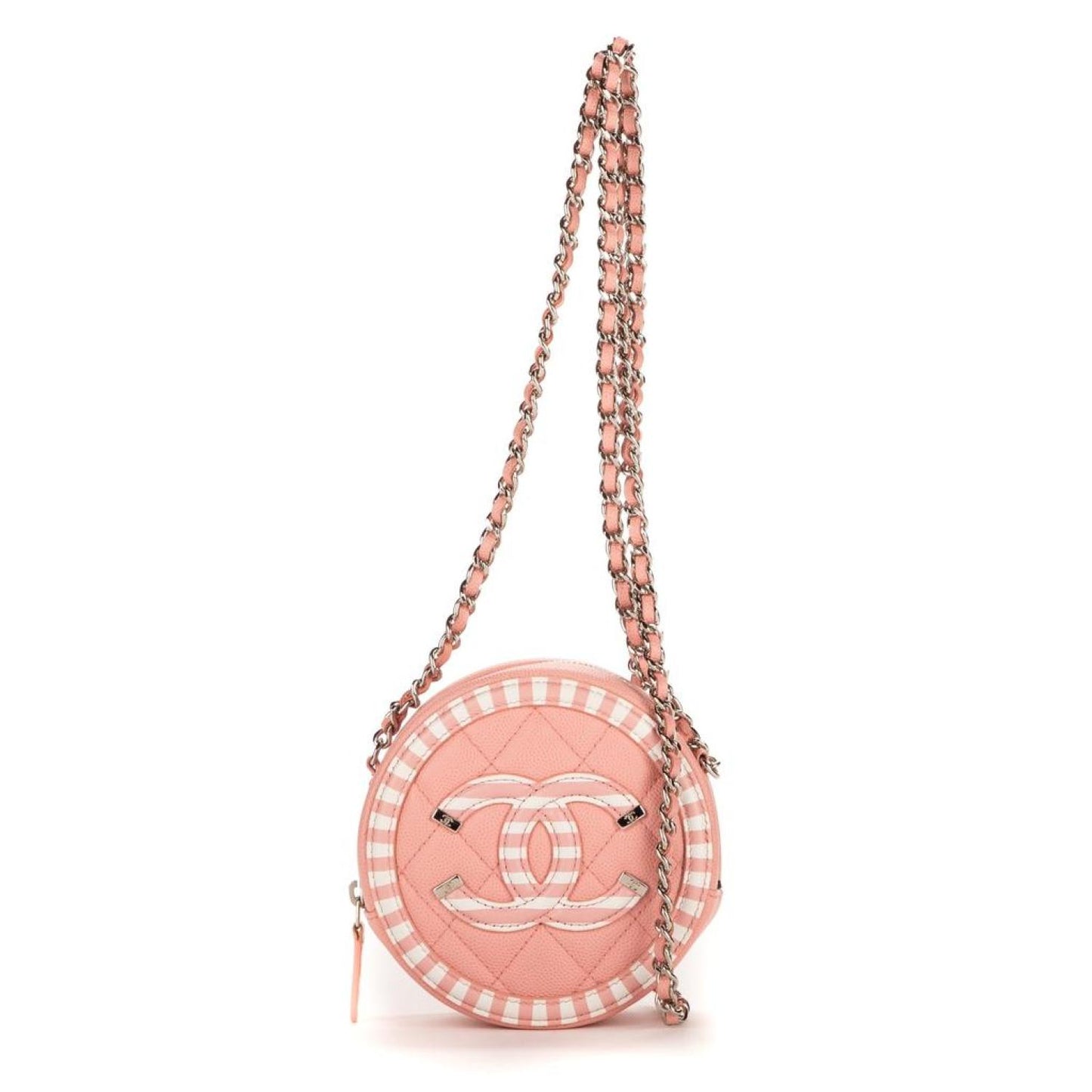 Mini Round Filigree Shoulder Bag