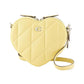 Heart Crossbody - Coach - Leather - Yellow