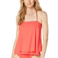 Women's Chain-Strap Halter Tankini Top