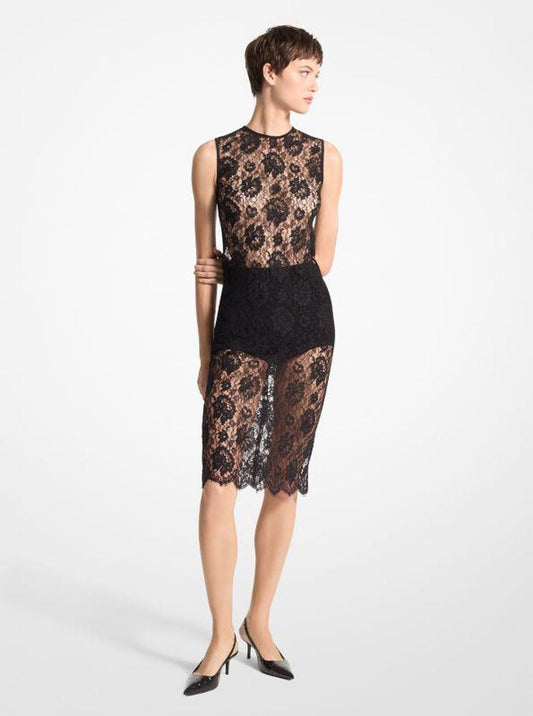 Floral Lace Sheath Dress