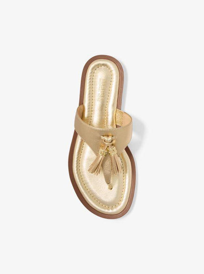 Kiernan Metallic Leather Sandal