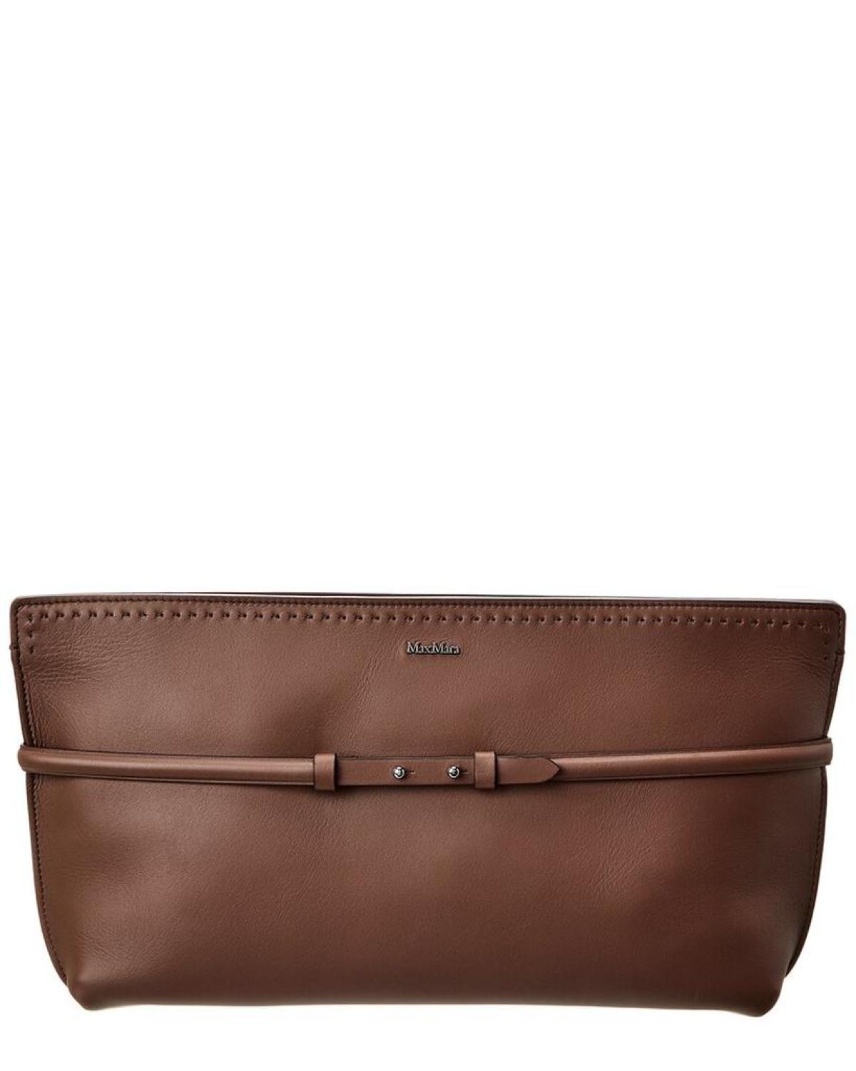 Max Mara Archetipo Leather Pouch