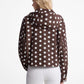 Polka Dot Signature Logo Ciré Jacket